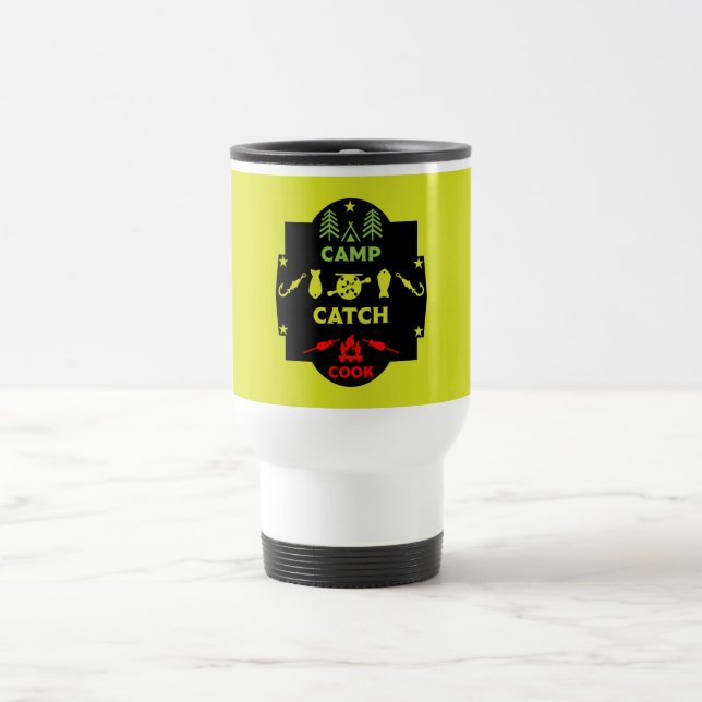 Taza De Viaje Campamento Y Pesca (Centro)