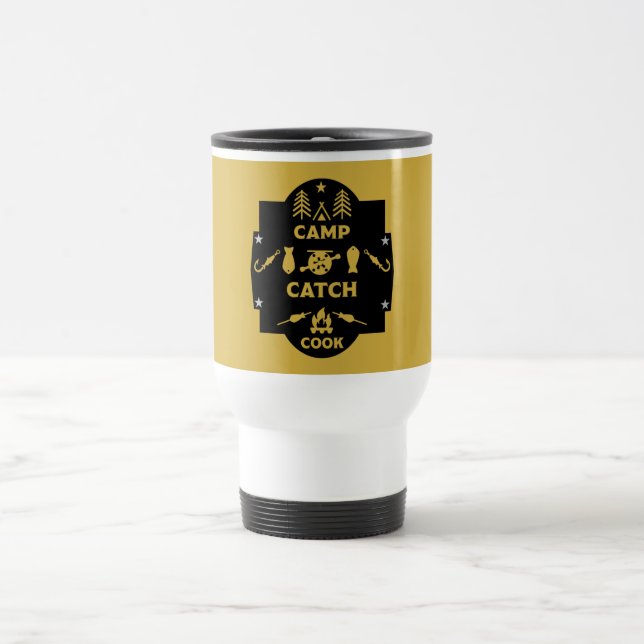 Taza De Viaje Campamento Y Pesca (Centro)