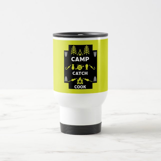 Taza De Viaje Campamento Y Pesca (Centro)