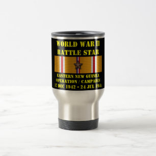 Taza De Viaje Campaña de Operación de Nueva Guinea Oriental