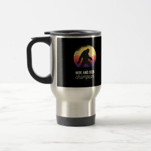 Taza De Viaje Campeón de Bigfoot Hide and Seek - Divertido creye