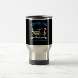 Taza De Viaje Camping Cuando Se Puede Caminar Regalo Para Los Ca