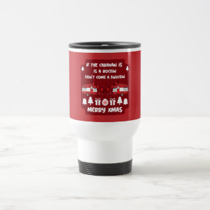 Taza De Viaje Camping de caravanas felices Navidades