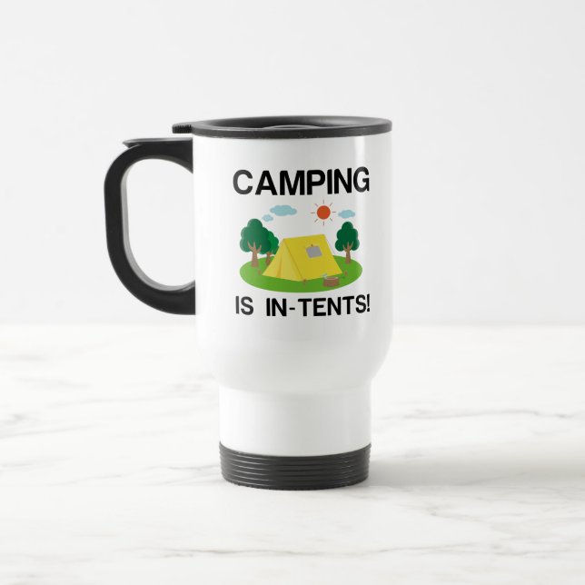 TAZA DE VIAJE CAMPING IN TENTS (Izquierda)
