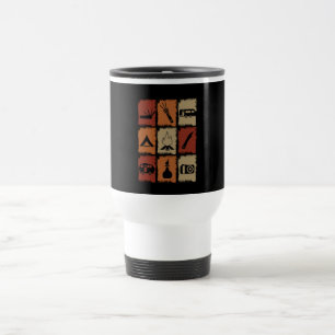 Taza De Viaje Camping - Objetos de Camping Retro