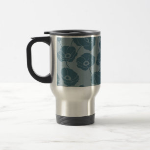 Taza De Viaje Campo de los blues de Poppies