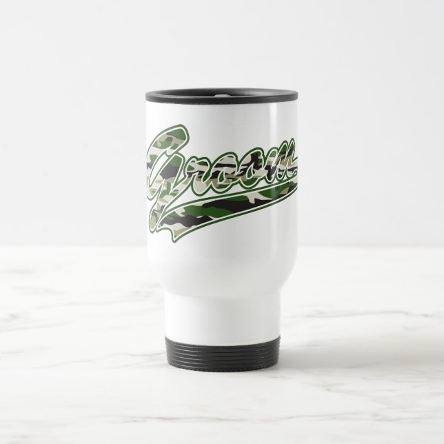 Taza De Viaje Camuflaje militar de Groom (Centro)