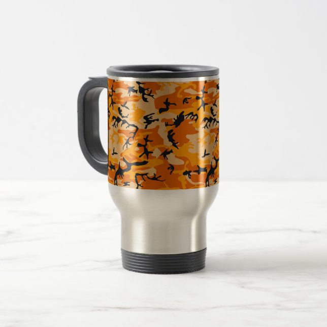 Taza De Viaje Camuflaje naranja, Ejército (Anverso izquierdo)