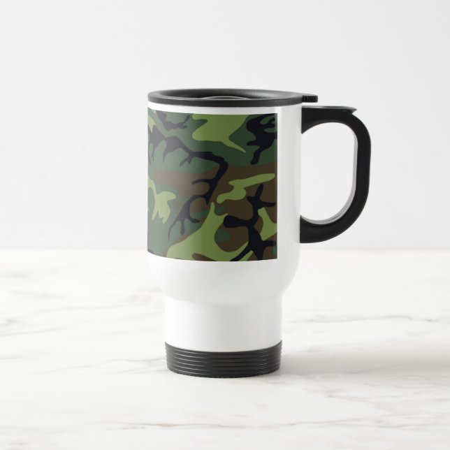 Taza De Viaje Camuflaje verde militar (Derecha)
