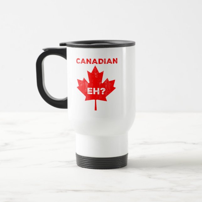 Taza De Viaje ¿Canadá? Hoja de arce (Izquierda)