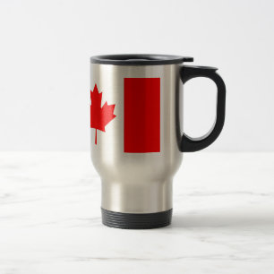 Taza De Viaje Canadá Patriótico la bandera canadiense