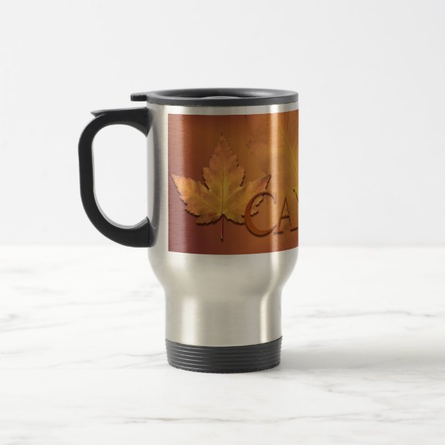Taza De Viaje Canadá Travel Mugs Canada Maple Leaf Souvenir Cup (Izquierda)