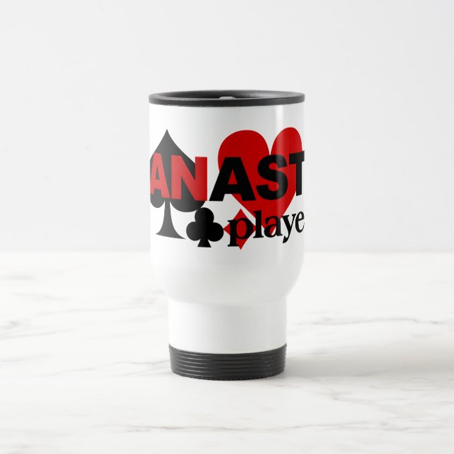 Taza De Viaje Canasta Player mug (Centro)