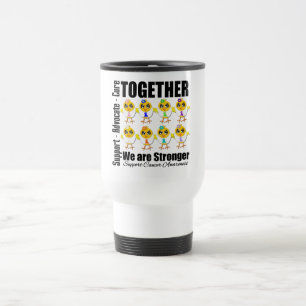 Taza De Viaje Cáncer - juntos somos más fuertes