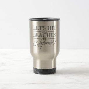 Taza De Viaje Canciones de California Beach - elegir estilo