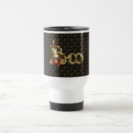 Taza De Viaje Candle Boo Halloween Mug