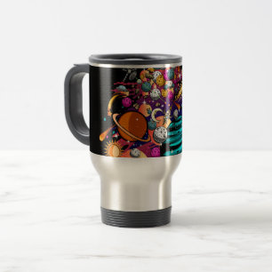 Taza De Viaje Candy espacial