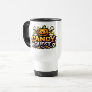 Taza De Viaje Candy Quest App 'Knock' Logo Travel Mug
