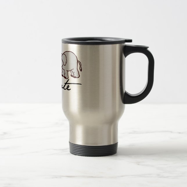 Taza De Viaje Caneca Térmica Banda Elefante (Derecha)