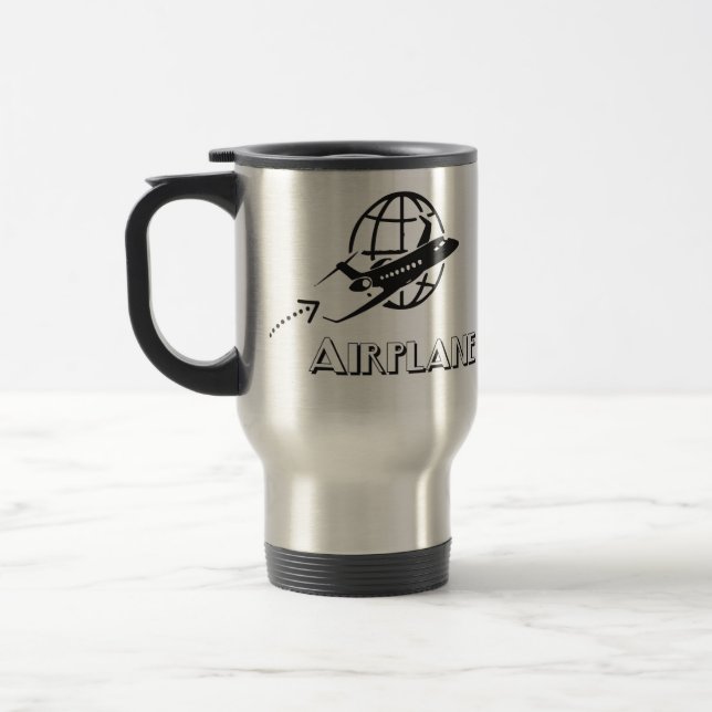 Taza De Viaje Caneca térmica- Piloto de avião (Izquierda)