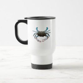 Taza de viaje cangrejo azul