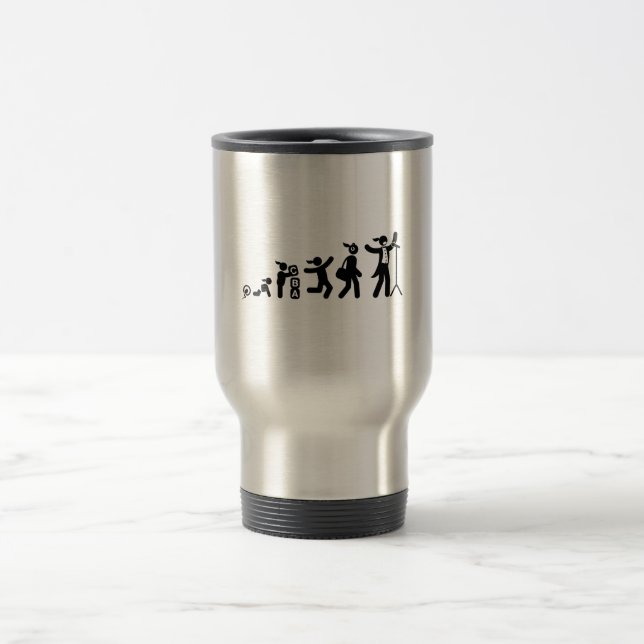 Taza De Viaje Cantante de la ópera (tenor) (Centro)