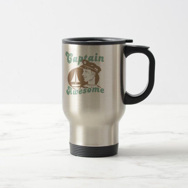 Taza De Viaje Capitán Awesome (Derecha)