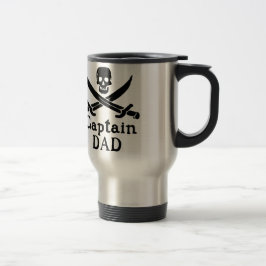 Taza De Viaje Capitán Papá - Clásico
