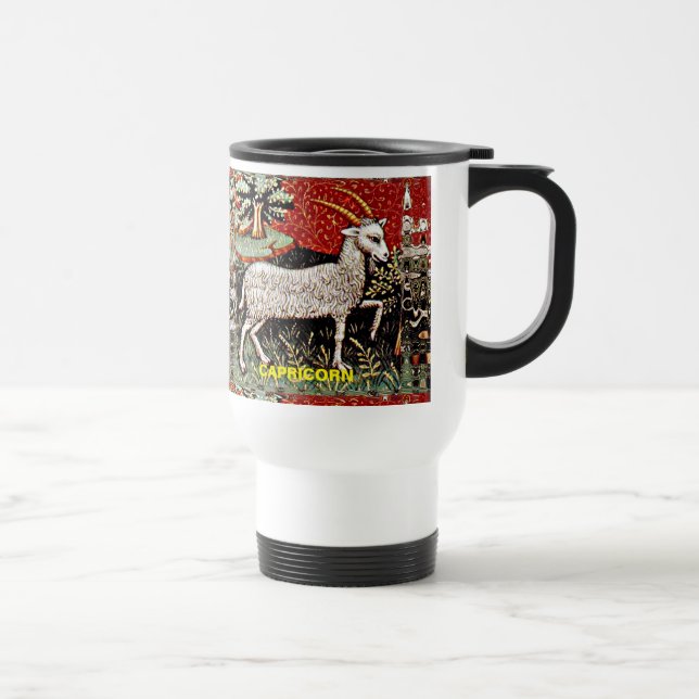 Taza De Viaje Capricornio la fiesta de cumpleaños del Rótulo Goa (Derecha)
