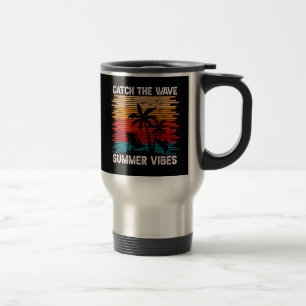 Taza De Viaje Captar Las Ondas De Verano