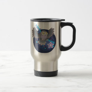 Taza De Viaje Captar una estrella~búho que viaja mug