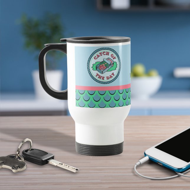 Taza De Viaje Captura de Sirena del Día (Subido por el creador)