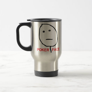 Taza De Viaje Cara de póker (texto)
