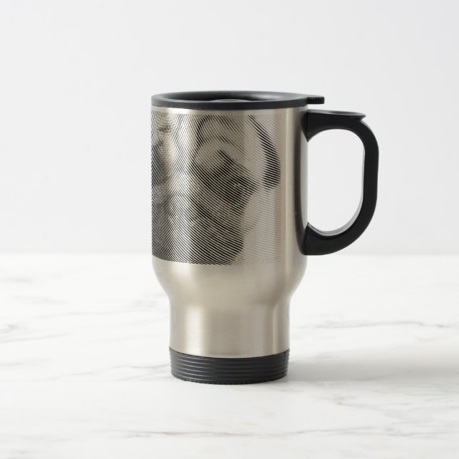 Taza De Viaje Cara de pug (Derecha)