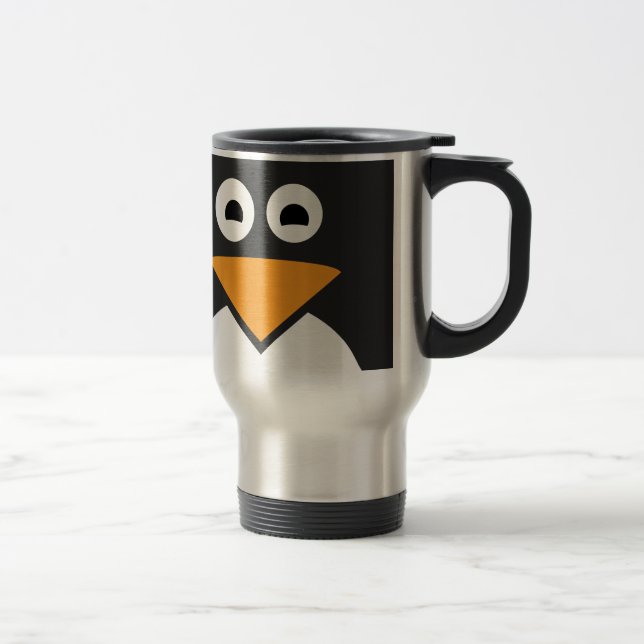 Taza De Viaje Cara del pingüino (Derecha)