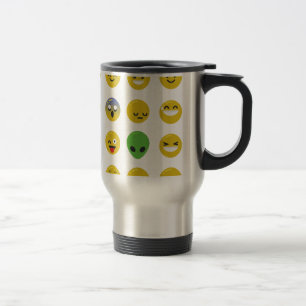 Taza De Viaje cara feliz de la emoji