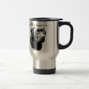 Taza De Viaje Cara feliz de laboratorio