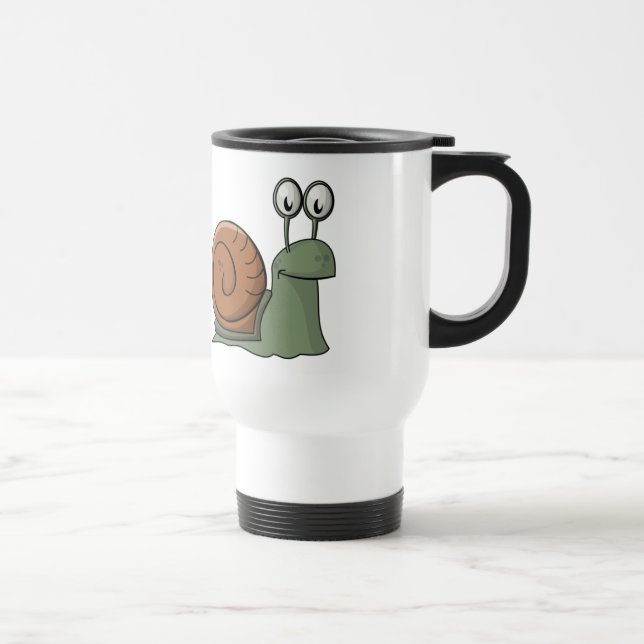 Taza De Viaje Caracol animado lindo (Derecha)