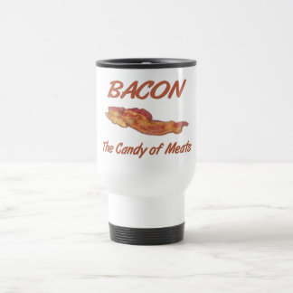 Taza De Viaje Caramelo del tocino de carnes