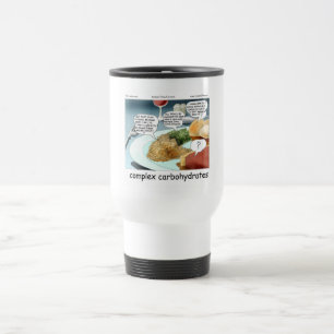 Taza De Viaje Carbohidratos Demasiado Complejos Regalos y Camise