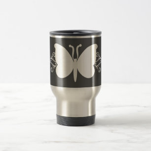 Taza De Viaje Carbón de mariposa de carbón