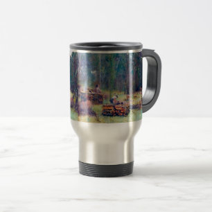 Taza De Viaje Carboneros Leñadores Tom Roberts 1886