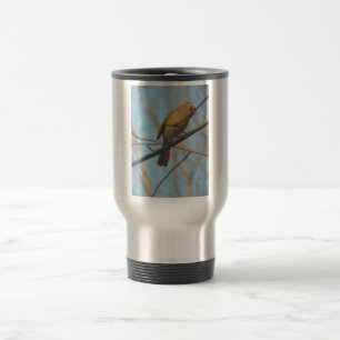 Taza De Viaje Cardenal/pájaro femenino