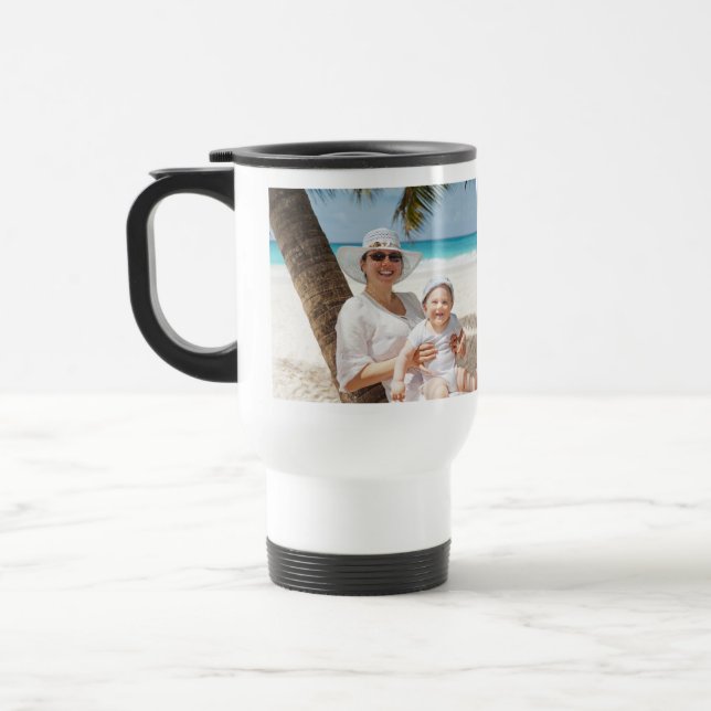 Taza De Viaje Cargar tu foto (Izquierda)