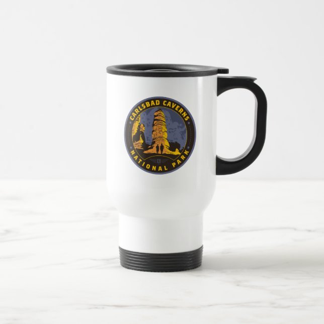 Taza De Viaje Carlsbad National Park (Derecha)