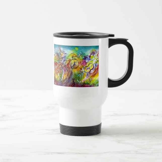 Taza De Viaje CARNAVAL ITALIANO / Danza, música, teatro (Derecha)