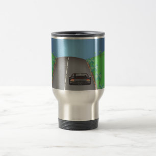 Taza De Viaje Carrera Retro de Arcade de los 80