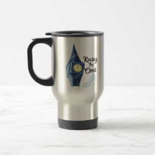 Taza De Viaje Carreras del reloj