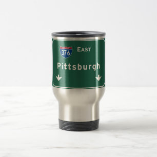 Taza De Viaje Carretera nacional del PA de Pittsburgh