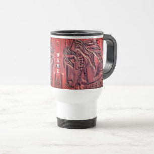 Taza De Viaje Carrusel Horse Art Personalizado